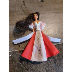Princess‎ girl dress doll red toy figure